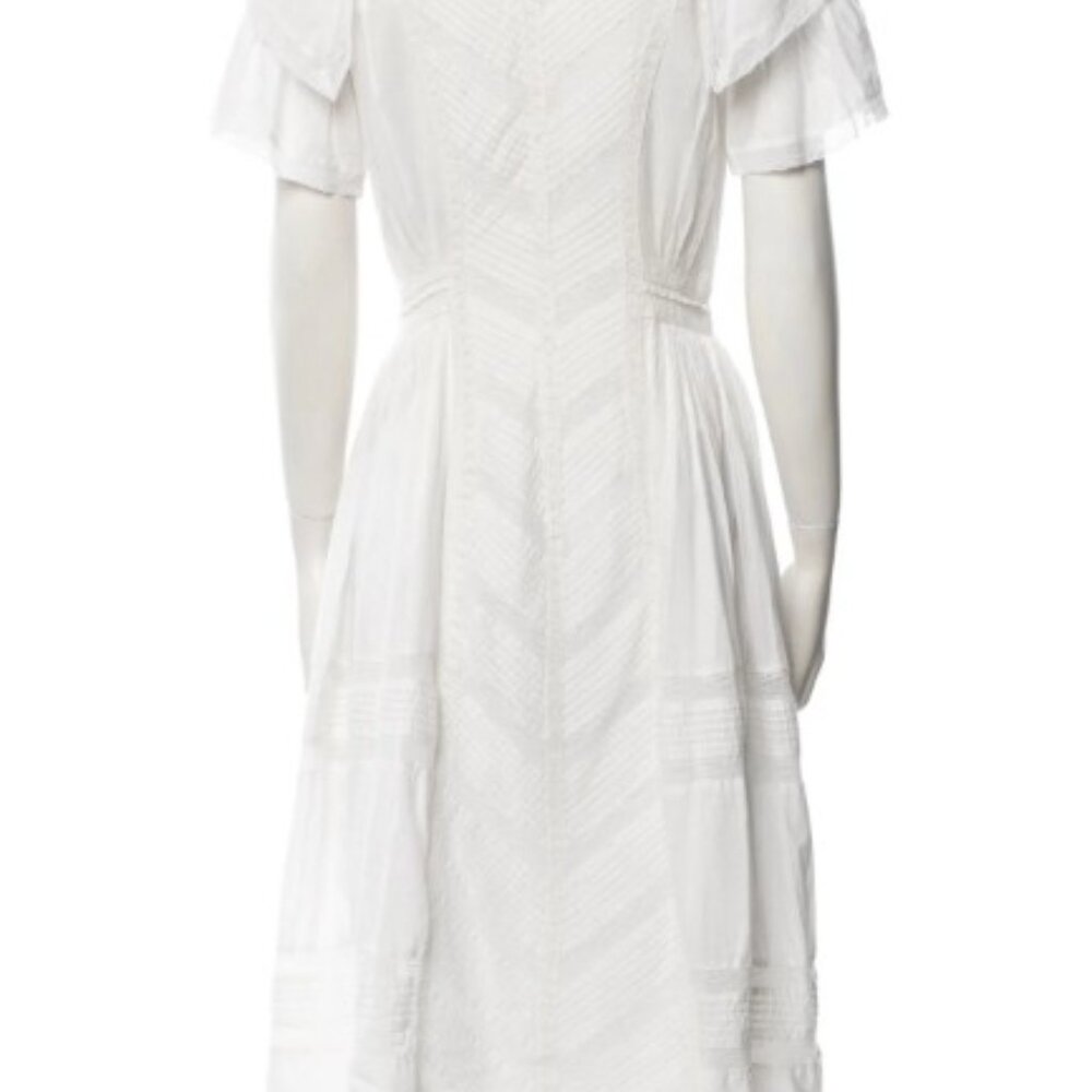 Loveshackfancy Square Neckline Midi Length Dress … - image 2